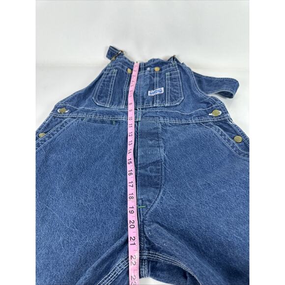 Big Smith Denim Bib Overalls Mens Workwear Carpenter Hammer Loop Made in USA - Picture 5 of 8